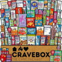 CRAVEBOX Snack Box Variety Pack Care Package (80 Count) Easter Treats Gift Basket Boxes Pack Adults Kids Grandkids Guys Women...