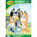 Crayola Giant Coloring Featuring Bluey, Beginner Child, 18 Pages