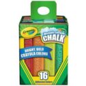 Crayola - Washable Sidewalk Chalk, 16 Assorted Colors 51-2016 DMi ST