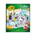 Crayola Bluey Color & Sticker Activity, 32 Coloring Pages, Gift for Kids, Beginner Unisex Child