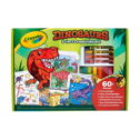 Crayola Dinosaur 5-in-1 Art Kit, Dinosaur Toys Alternative, 60+ Pieces, Gift for Kids