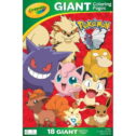 Crayola Pokemon Giant Coloring Pages, 18 Coloring Pages, Gifts for Kids, Ages 3+