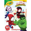 Crayola Spidey & His Amazing Friends Coloring Book, Stickers Included, Gift for Child, 96 Pages