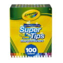 Crayola Super Tips Washable Markers for Kids, 100 Ct