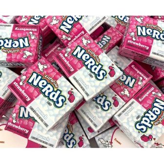 CrazyOutlet Nerds Strawberry & Punch Flavored Mini Boxes Candy, Valentines Candy, Bulk...