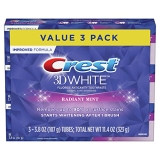 Crest 3D White Toothpaste Radiant Mint, 4.1 Ounce (Pack of 3) – AMAZON DEAL!