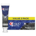 Crest 3D White Advanced Charcoal Whitening Toothpaste, 3.3 oz, Pack of 2
