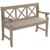Cross-Back Wood Bench on Sale At hobby lobby