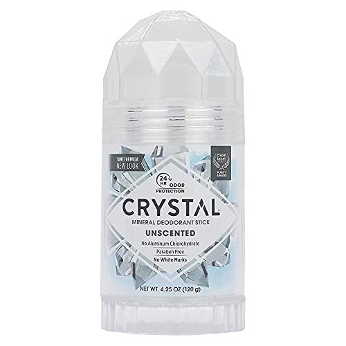 CRYSTAL Deodorant Stick (30003), Unscented, 4.25 Ounce