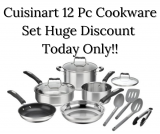 Cuisinart 12-Piece Cookware Set Huge Savings at Best Buy