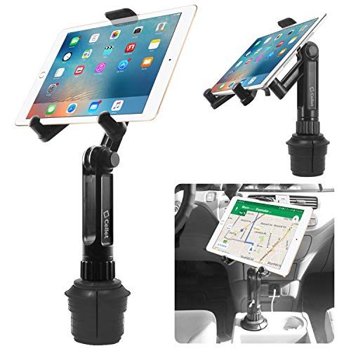 Cup Holder Tablet Mount, Tablet Car Cradle Holder Made by Cellet Compatible for 2021 iPad Pro New Air iPad Mini...