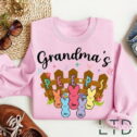 Custom Grandma's Peeps Shirt, Easter Grandma Shirt, Granny Shirt for Easter Day, Gift For Grandma, Grandma Easter Shirt With Grandkids...