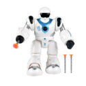 Cyber and Monday Deals Robot Toys For Boys Space Fighter Robot Manually Launches Sucker Soft Electric Walking Robot Model Toys...