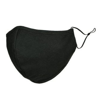 DALIX Cloth Face Mask Reuseable Washable in Black Made in USA -...