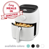 Dash Tasti-Crisp™ Electric Air Fryer + Oven Cooker with Temperature Control, Non-stick Fry Basket, Recipe Guide + Auto Shut Off Feature, 1000-Watt, 2.6 Quart – Teal – Amazon Today Only