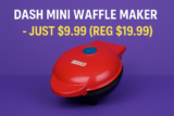 🍳 DASH Mini Waffle Maker – Just $9.99 (Reg $19.99)