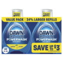 Dawn Powerwash Lemon Scent Spray Refill, Liquid Dish Soap, 2 Refills, 21.5 fl oz ea