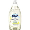 Dawn Ultra Pure Essentials Dishwashing Liquid, Lemon Essence, 16.2 Fl Oz