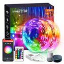 DAYBETTER LED Strip Lights,100ft Wifi LED Light Strip Work with Alexa and Google Assistant,Remote and App Controlled, Color Changing Led...