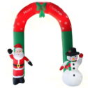 Dazzduo Furnishing articles Snowman Blow Up FT Inflatables Outdoor Inflatables Outdoor Decorations Inflatable Santa Claus Blow Up Decorations Blow Decorations...