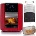 Deco Chef 12.7 QT Digital Air Fryer Oven with 8 Preset Cooking Modes, 1700W Power, Cool-Touch Housing, Includes 3 Roasting...