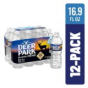 DEER PARK Brand 100% Natural Spring Water, 16.9-ounce plastic bottles (Pack of 12)