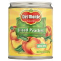 Del Monte Sliced Peaches, Heavy Syrup, Canned Fruit, 8.5 oz Can