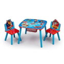 Delta Children Nick Jr. PAW Patrol Wood Kids Storage Table and Chairs Set