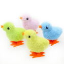 Dengjunhu 5Pcs Bunny and Jumping Chick Wind Up Toys Novelty Chicken Hopping Windup Toy for Kids Toddlers Adult Easter Egg...
