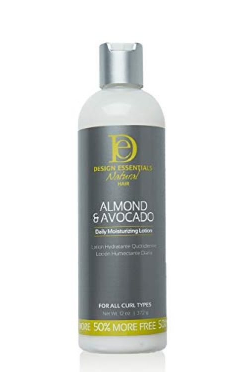 Design Essentials Almond and Avocado Daily Hair Moisturizing Lotion with Jojoba and Olive Oils, 12 Ounces
