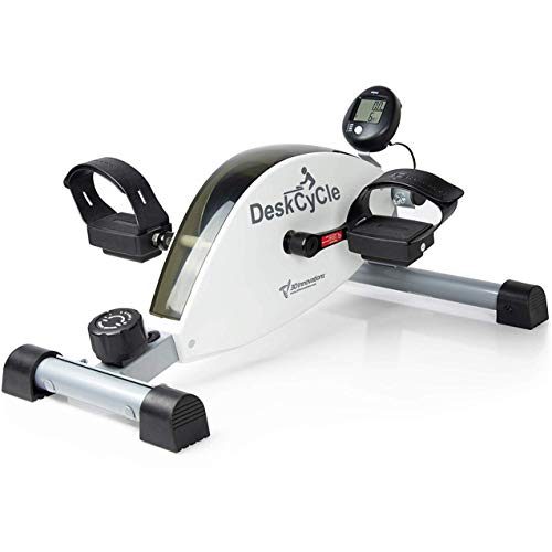 DeskCycle Under Desk Bike Pedal Exerciser - Portable Foot Exercise Cycle for Sitting with LCD Display - Mini Stationary Peddler...