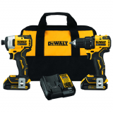 DeWalt 20 V Cordless Brushless 2 Tool Compact Drill and Impact Driver Kit on Sale At VigLink Optimize Merchants