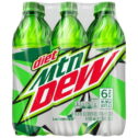 Diet Mountain Dew Citrus Soda Pop, 16.9 fl oz, 6 Pack Bottles