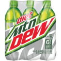 Diet Mountain Dew Citrus Soda Pop, 24 fl oz, 6 Pack Bottles