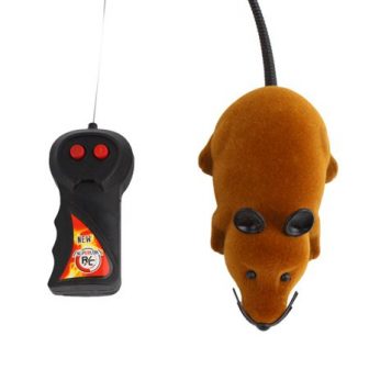 Dilwe Wireless Remote Control Rc Electronic Rat Mouse Mice Toy for Cat...