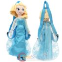 Disney Frozen Elsa Plush Doll Backpack Snow Queen Anna Sister 18