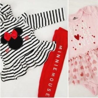 Disney Matching Sets | Bundle 18m Disney Minnie Mouse Outfit And Valentines...