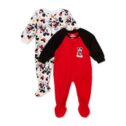 Disney Mickey Mouse Toddler Boys Pajama Blanket Sleeper, 2-Pack, Sizes 12M-5T