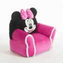 Disney Minnie Mouse Kids Figural Bean Bag with Sherpa Trimming