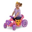 Disney Princess Enchanted Adventure Carriage Quad, 6-Volt Ride-On Toy by Kid Trax, ages 18-30 months, pink