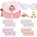 Disney Princess Style Collection World Traveler Purse Set Bag with Strap, Sunglasses, Key with Charm, 5 Coins & 8 Paper...