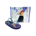 Disney Frozen 2 Anna & Elsa Summer Fun Flip Flop & Beach Tote Set (Toddler Girls)