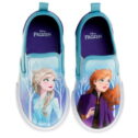 Disney Frozen Toddler Girls' Slip On Canvas Sneakers - Blue, 10