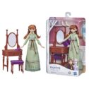 Disney's Frozen 2 Anna's Vanity Set Doll With Pajama Dress and Shoes