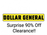 Surprise 90% Off Clearance At Dollar General!