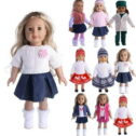 Doll Outfit Dress Clothes Accessories For 18 inch American Girl Our Generation My Life Doll Handmade DIY Kids Girl Toys