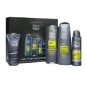 Dove Men+Care Everyday Grooming Gift Pack, Active+Fresh Body and Face Wash, Antiperspirant, Shampoo+Conditioner, and Hydrate Face Wash, Cruelty-Free Skin Care...