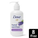 Dove Nourishing Hand Sanitizer Lavender and Chamomile Antibacterial Gel with 61% Alcohol and Lasting Moisturization For Up to 8 Hours...