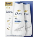Dove Deep Moisture Nourishing Long Lasting Body Wash Twin Pack, 20 fl oz