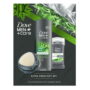 Dove Men+Care Extra Fresh Gift Set for Men, Face & Body Wash, Deodorant Stick & Shower Tool, Fresh, 3 Count